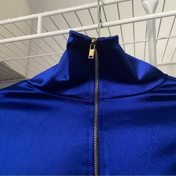 💜30% off sale💜 Fashion Nova | Blue satin mini dress - Picture 8 of 9